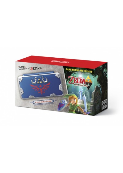 NEW NINTENDO 2DS XL HYLIAN SHIELD EDITION (USAGÉ) NEW NINTENDO 2DS XL HYLIAN SHIELD EDITION (USAGÉ)