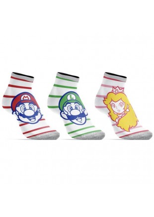 3 PAIRES DE BAS SUPER MARIO WORLD  (NEUF)