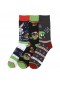 3 PAIRS DE BAS LOONEY TUNES -  BUGS BUNNY, MARVIN LE MARCIEN ET TAZMANIAN DEVIL  (NEUF)
