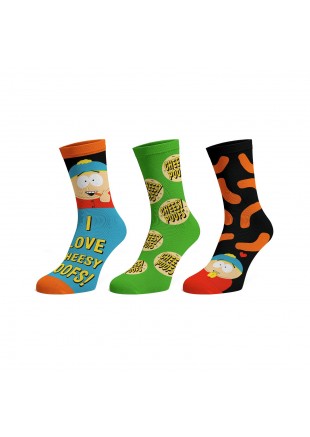 PAQUET DE 3 PAIRES DE BAS SOUTH PARK  (NEUF)