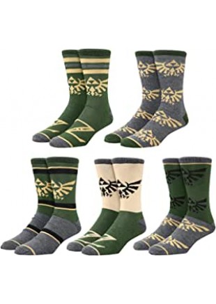 5 PAIRES DE BAS THE LEGENDS OF ZELDA AVEC MOTIF  (NEUF)