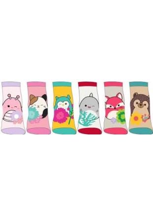 6 PAIRES DE BAS SQUISHMALLOW  (NEUF)