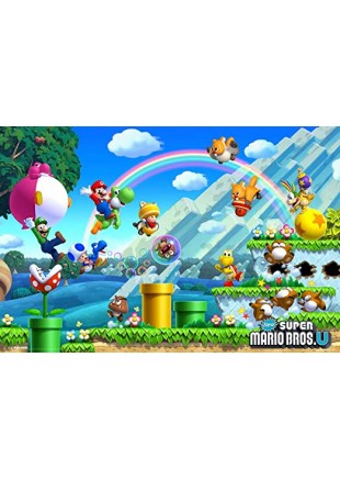 CADRE 11" X 18'' NEW SUPER MARIO BROS U  (NEUF)