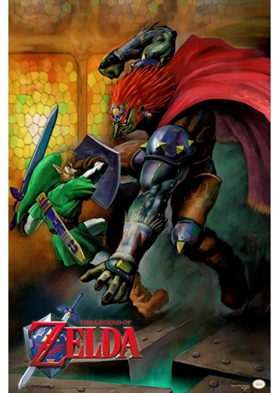 CADRE 11" X 18'' THE LEGEND OF ZELDA LINK VS GANONDORF (NEUF) CADRE 11" X 18'' THE LEGEND OF ZELDA LINK VS GANONDORF (NEUF)
