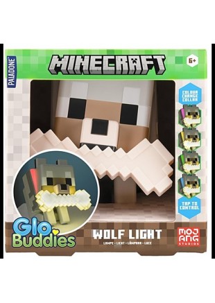 LAMPE MINECRAFT LE LOUP  (NEUF)