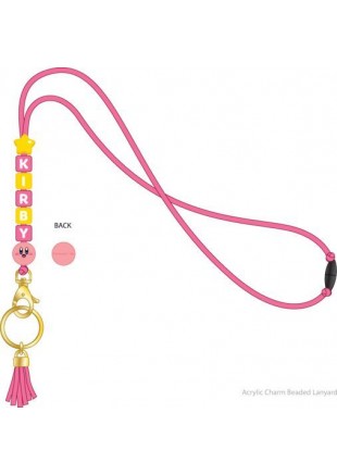 PORTE CLEF DE KIRBY AVEC CHARME EN CAOUTCHOUC  (NEUF)