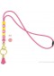 PORTE CLEF DE KIRBY AVEC CHARME EN CAOUTCHOUC  (NEUF)