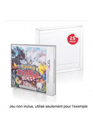 PROTECTEURS DE PLASTIQUE POUR JEUX NINTENDO 3DS (NEUF) PROTECTEURS DE PLASTIQUE POUR JEUX NINTENDO 3DS (NEUF)