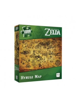 CASSE-TÊTE THE LEGEND OF ZELDA CARTE DE HYRULE 1000 PIECES  (NEUF)