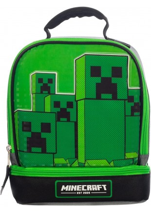 SAC A LUNCH MINECRAFT CREEPER V2  (NEUF)