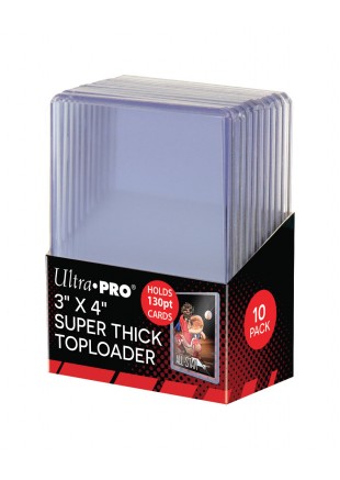 ULTRA PRO 3''X4'' SUPER THICK TOPLOADER (PAQUET DE 10) (NEUF) ULTRA PRO 3''X4'' SUPER THICK TOPLOADER (PAQUET DE 10) (NEUF)