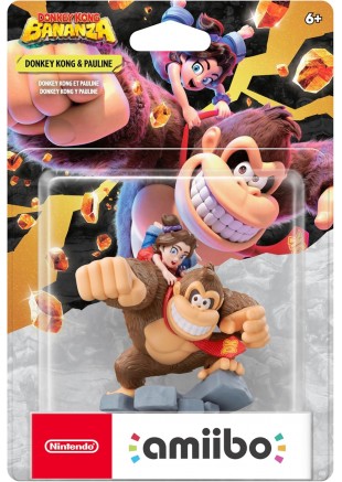 AMIIBO DONKEY KONG ET PAULINE DK BANANZA  (NEUF)