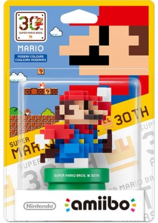 AMIIBO 8 BIT MARIO COULEUR MODERNES (EUROPEEN)  (NEUF)