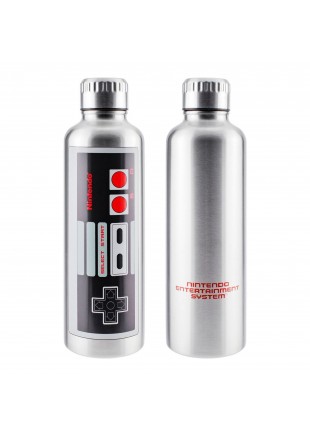 BOUTEILLE D'EAU STYLE THERMOS MANETTE NINTENDO (NEUF) BOUTEILLE D'EAU STYLE THERMOS MANETTE NINTENDO (NEUF)