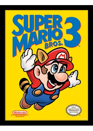 CADRE 11" X 18" SUPER MARIO BROS 3 (NEUF) CADRE 11" X 18" SUPER MARIO BROS 3 (NEUF)