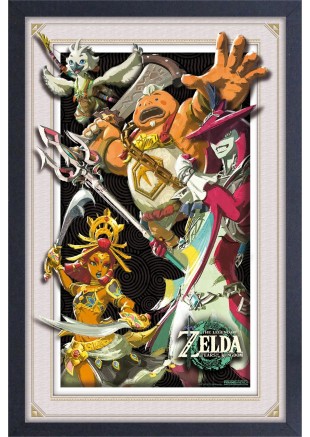 CADRE DE ZELDA TEARS OF THE KINGDOM LES GUARDIENS  (NEUF) CADRE DE ZELDA TEARS OF THE KINGDOM LES GUARDIENS  (NEUF)