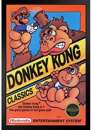 CADRE 11 " X 18 " DONKEY KONG CLASSICS (NEUF) CADRE 11 " X 18 " DONKEY KONG CLASSICS (NEUF)