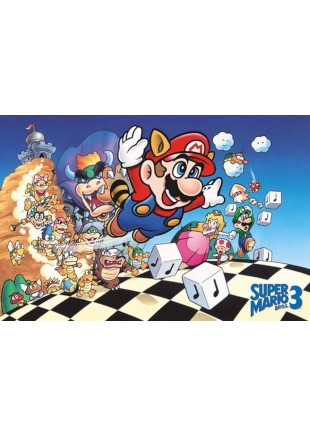 CADRE 11'' X 18" SUPER MARIO BROS 3 (NEUF) CADRE 11'' X 18" SUPER MARIO BROS 3 (NEUF)