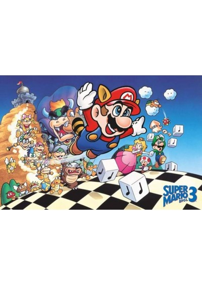 CADRE 11'' X 18" SUPER MARIO BROS 3 (NEUF) CADRE 11'' X 18" SUPER MARIO BROS 3 (NEUF)