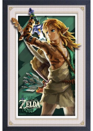 CADRE THE LEGEND OF ZELDA TEARS OF THE KINGDOM LINK AVEC ÉPÉE BRISÉE (NEUF) CADRE THE LEGEND OF ZELDA TEARS OF THE KINGDOM LINK AVEC ÉPÉE BRISÉE (NEUF)