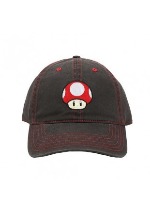 CASQUETTE MARIO BROS CHAMPIGNON ROUGE  (NEUF)