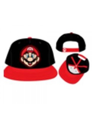 CASQUETTE MARIO NOIR ET ROUGE  (NEUF)