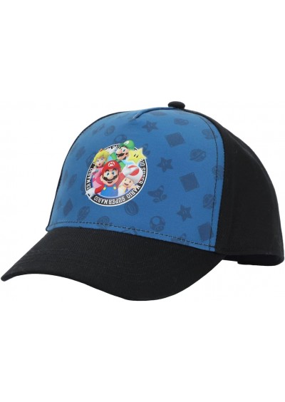 CASQUETTE SUPER MARIO MULTI CHARACTER SUBLIMATED YOUTH SIZE  (NEUF)