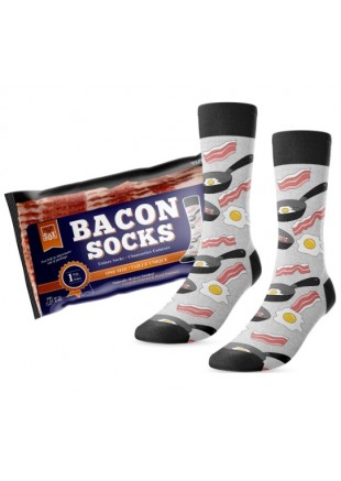 CHAUSSETTES TAILLE UNIQUE BACON  (NEUF)