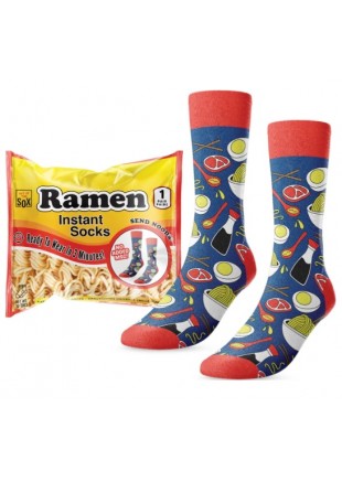 CHAUSSETTES INSTANTANÉES RAMEN TAILLE UNIQUE - 1 PAIRE  (NEUF)