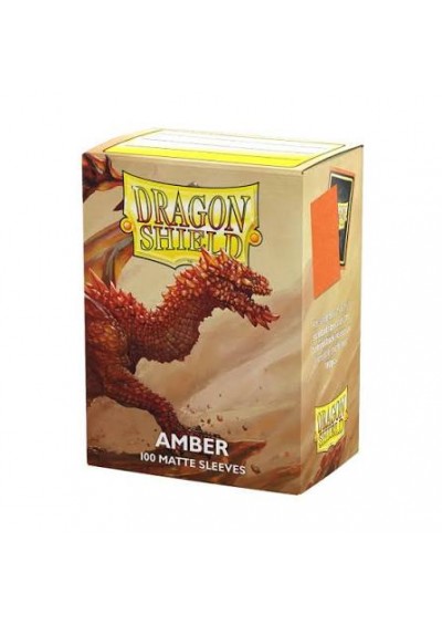 DRAGON SHIELD BOITE DE 100 POCHETTES PROTECTRICES AMBRE MAT (NEUF) DRAGON SHIELD BOITE DE 100 POCHETTES PROTECTRICES AMBRE MAT (NEUF)