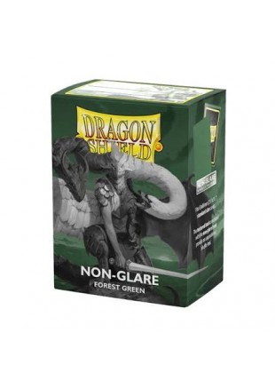DRAGON SHIELD BOITE DE 100 POCHETTES PROTECTRICES ANTI-REFLET VERT FORÊT MAT  (NEUF)
