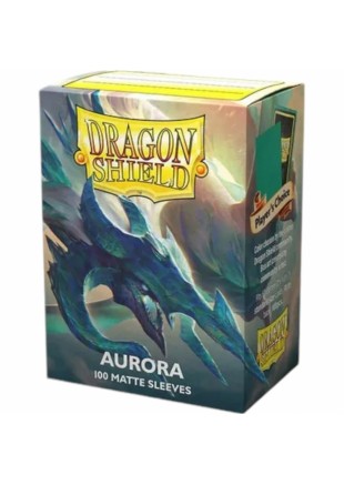 DRAGON SHIELD BOITE DE 100 POCHETTES PROTECTRICES AURORE MAT  (NEUF)