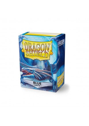DRAGON SHIELD BOITE DE 100 POCHETTES PROTECTRICES BLEU MAT  (NEUF)
