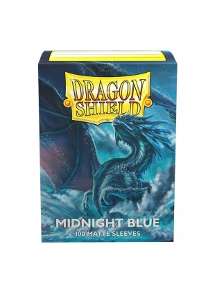 DRAGON SHIELD BOITE DE 100 POCHETTES PROTECTRICES BLEU DE MINUIT MAT  (NEUF)