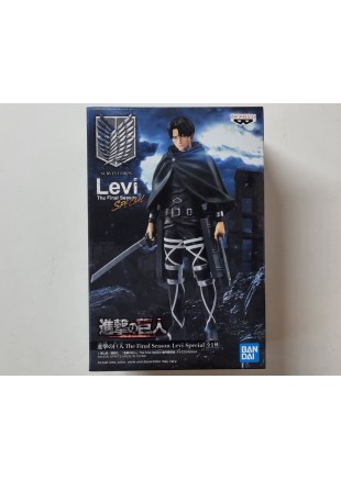 FIGURINE ATTACK ON TITAN SURVEY CORPS LEVI THE FINAL SEASON SPECIAL PAR BANPRESTO  (NEUF)