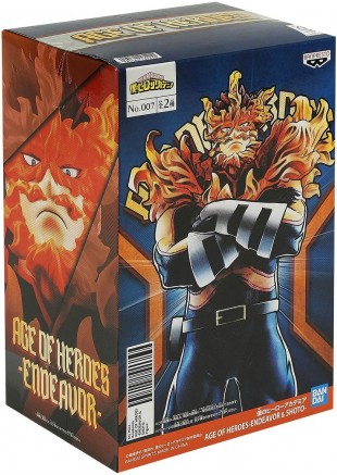 FIGURINE MY HERO ACADEMIA ENDEAVOR AGE OF HEROES 8" PAR BANPRESTO  (NEUF)