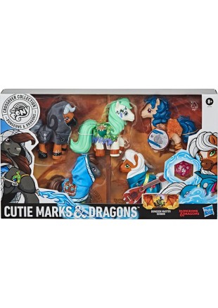 FIGURINE MY LITLE PONY CUTIE MARKS AND DRAGONS PAR HASBRO  (NEUF)