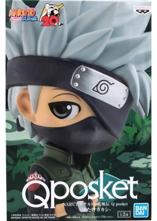 FIGURINE NARUTO SHIPPUDEN KAKASHI QPOSKET PAR BANPRESTO  (NEUF)