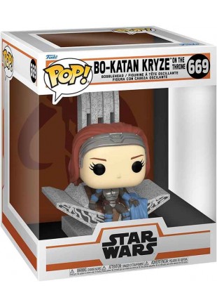 FIGURINE POP! STAR WARS THE MANDALORIAN #669 BO-KATAN KRYZE SUR LE THRONE  (NEUF) FIGURINE POP! STAR WARS THE MANDALORIAN #669 BO-KATAN KRYZE SUR LE THRONE  (NEUF)