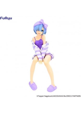 FIGURINE RE:ZERO STARTING LIFE IN ANOTHER WORLD NOODLE STOPPER REM ROOM WEAR PURPLE PAR FURYU  (NEUF)