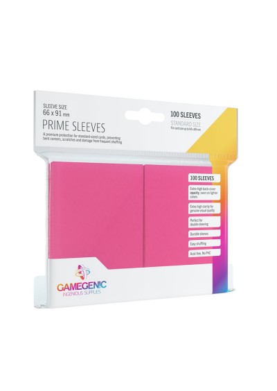 GAMEGENIC 100 POCHETTES DE PROTECTION ROSE (NEUF) GAMEGENIC 100 POCHETTES DE PROTECTION ROSE (NEUF)