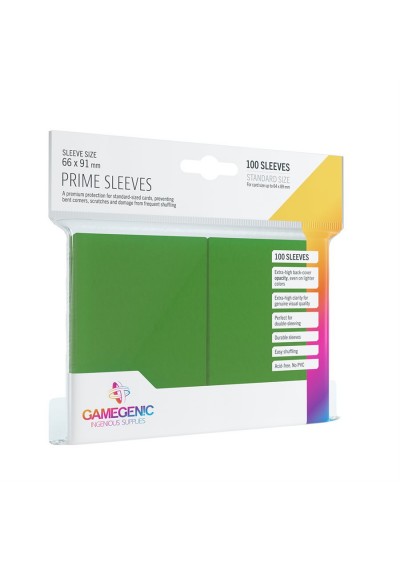 GAMEGENIC 100 POCHETTES DE PROTECTION VERT (NEUF) GAMEGENIC 100 POCHETTES DE PROTECTION VERT (NEUF)