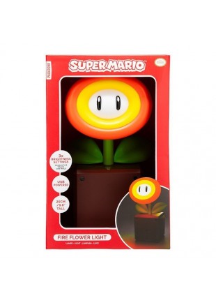 LAMPE FLEUR DE FEU DANS L'UNIVERS SUPER MARIO PAR PALADONE  (NEUF)