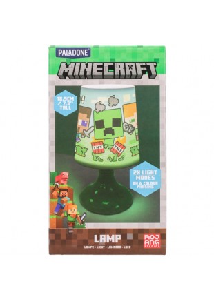 LAMPE MINECRAFT AVEC 2 MODES DE LUMIÈRE  (NEUF)