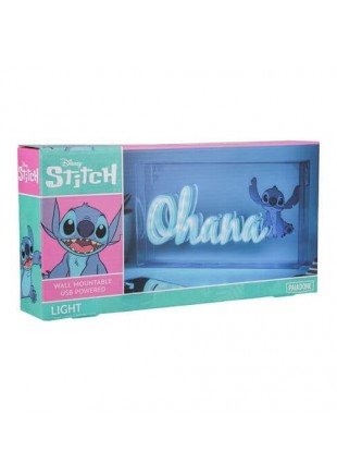 LAMPE NEON LED STITCH OHANA  (NEUF)
