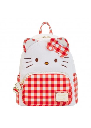 SAC À DOS LOUNGEFLY HELLO KITTY GINGHAM COSPLAY  (NEUF)
