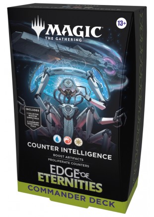 MAGIC THE GATHERING EDGE OF ETERNITIES COUNTER INTELLIGENCE COMMANDER DECK (NEUF) MAGIC THE GATHERING EDGE OF ETERNITIES COUNTER INTELLIGENCE COMMANDER DECK (NEUF)