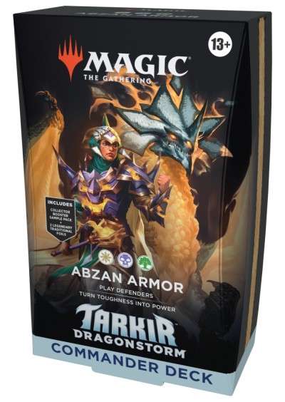 MAGIC THE GATHERING TARKIR DRAGONSTORM ABZAN ARMOR COMMANDER DECK (NEUF) MAGIC THE GATHERING TARKIR DRAGONSTORM ABZAN ARMOR COMMANDER DECK (NEUF)