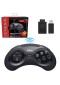 MANETTE DE JEU D'ARCADE A 8 BOUTONS NOIRE SEGA GENESIS RETRO-BIT  (NEUF)