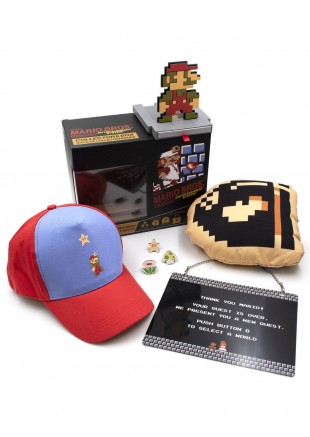 ENSEMBLE "LOOT BOX" MARIO BROS. RETRO  (NEUF)